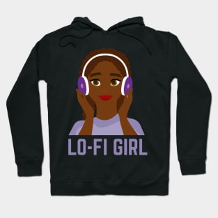 African American LOFI Hip Hop Girl Hoodie